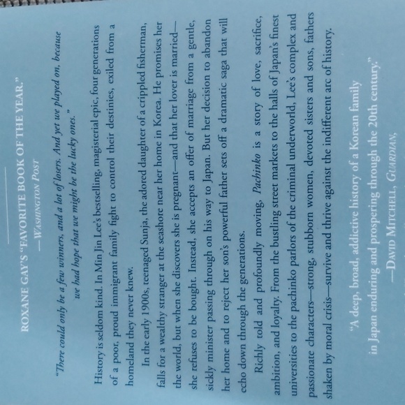 Pachinko by Min Jin Lee - Picture 3 of 5